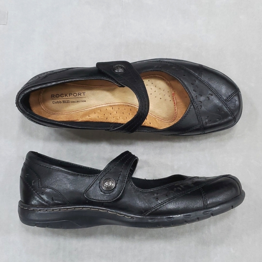 Rockport Black Mary Jane Flats